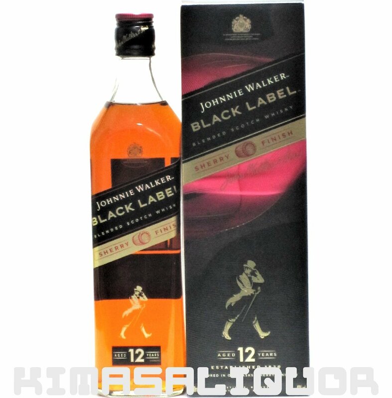 ジョニーウォーカー 黒ラベル 12年 シェリーフィニッシュ 並行品 箱付き 40度 700ml