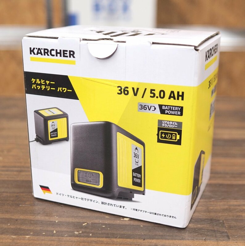 送料無料 新品 KARCHER ケルヒャー バッテリーパワー 36V5.0AH 2.445-061.0 LCDディスプレイ搭載 IPX5