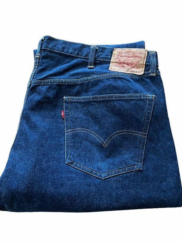 ●●vintage 1960's 濃紺 LEVI'S リーバイス 501 ビッグE オリジナル w48（w112l74）●●