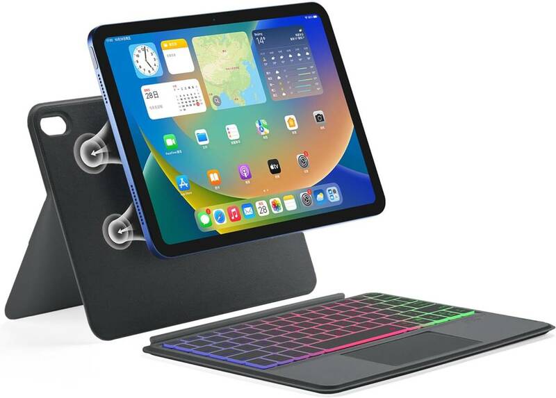 送料無料★日本語マジックキーボードFolio EAMPANG iPad 第10世代 10.9インチキーボードケース 