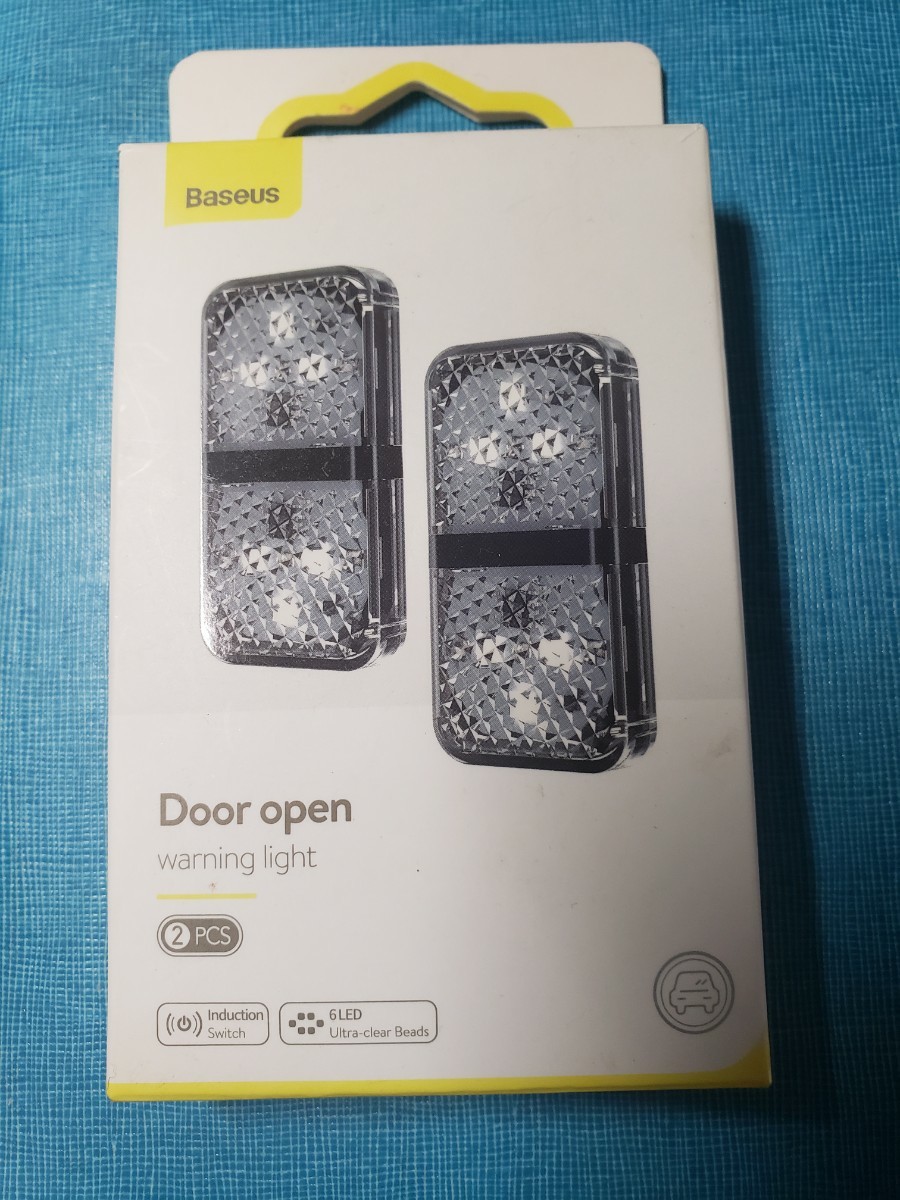車　ドアオープン　警告灯　led点滅灯　baseus