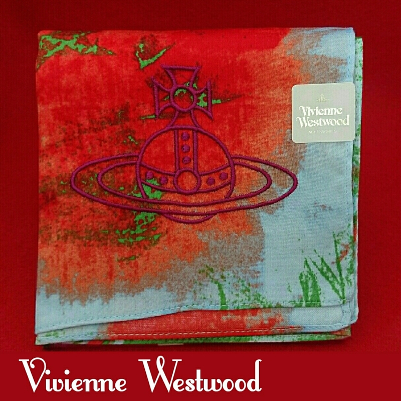 【未使用新品】　Vivienne　Westwood　ヴィヴィアン　ウエストウッド　ハンカチ　5　8196