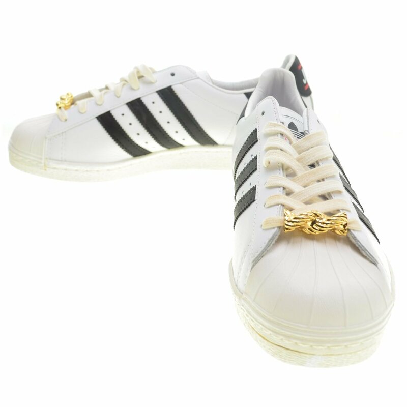 【27cm】ADIDAS / アディダス G48910 Superstar 80s My adidas Run DMC 25th Anniversary スーパースター 25周年記念 スニーカー