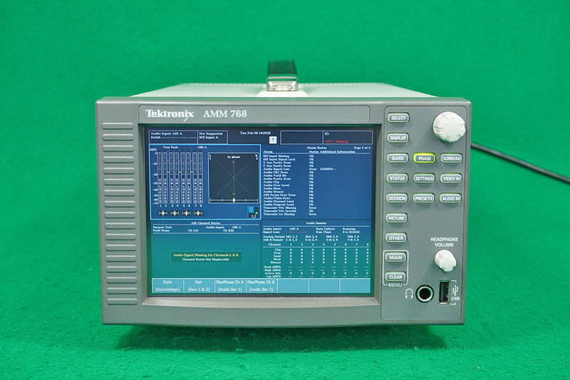 オーディオマルチチャンネルモニタ AMM768 Tektronix テクトロニクス 中古