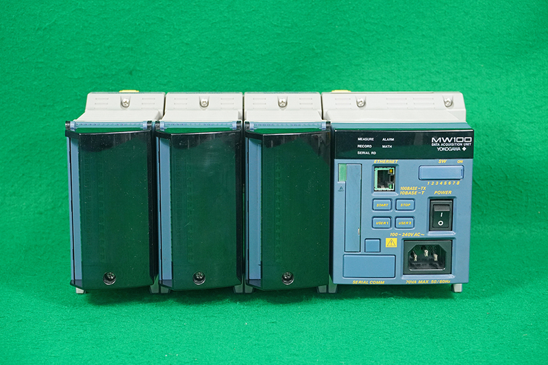 データアクイジションユニット　MW100 + MX110-UNV-M10×3　YOKOGAWA 横河電機　中古
