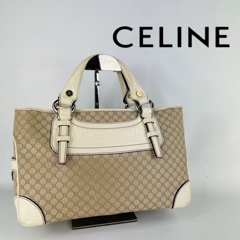 【即日発送】CELINE セリーヌ　ブギーバッグ　ハンドバッグ　マカダム柄