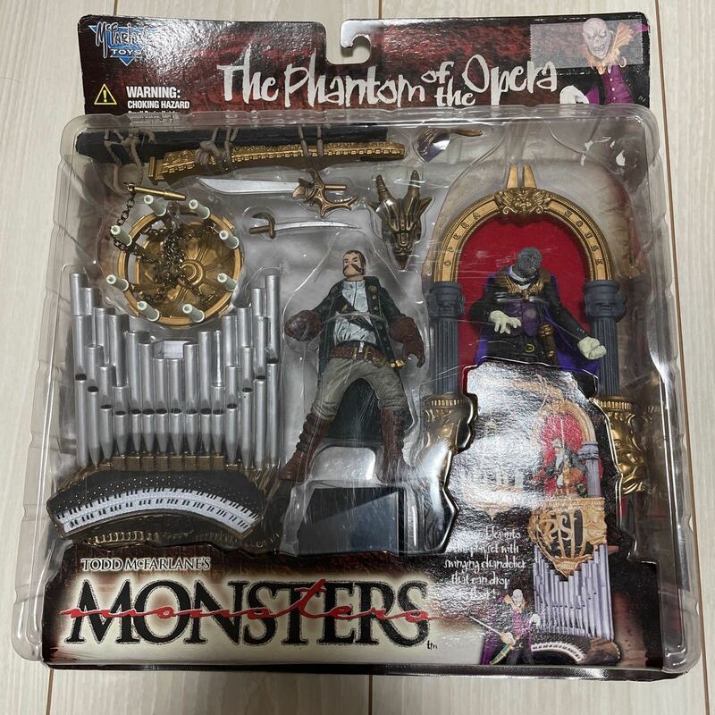 Mcfarlanf toys TODD Mcdarlane's MONSTERS フィギュア USA SPAWN The Phantom of the opera アメコミ　フィギア　保管品