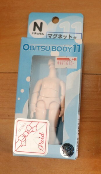 オビツ　ボディ　11　ナチュラル　磁石付き　人形　本体　未使用新品　　通常肌色