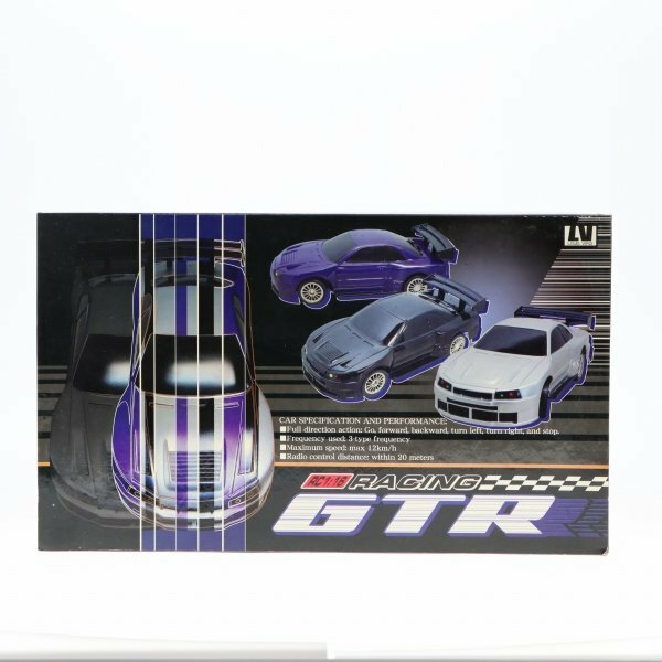 【訳あり】RC 1/16 レーシングカー GTR ブラック ラジコン 65401613