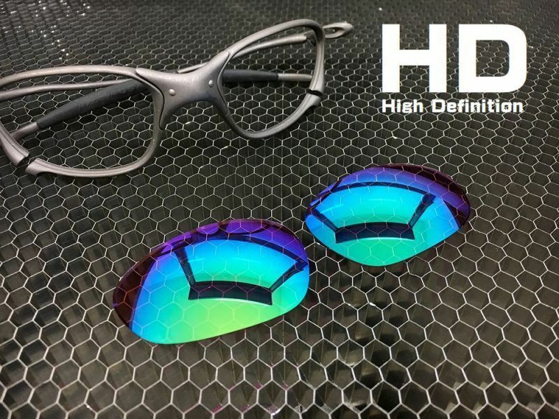 LINEGEAR　オークリー　X-METAL XX用交換レンズ　HDレンズ　グリーンジェイド　Oakley