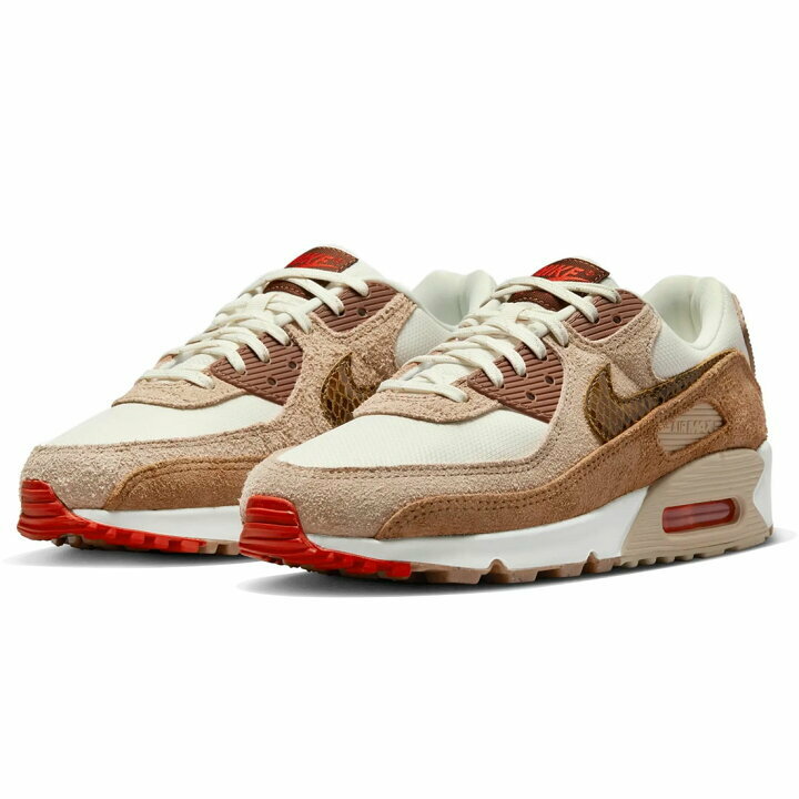 27.5㎝ ナイキ エア マックス 90 AMD ベージュ/白/蛇柄 DX9502-100 NIKE W AIR MAX 90 AMD ウィメンズ WMNS