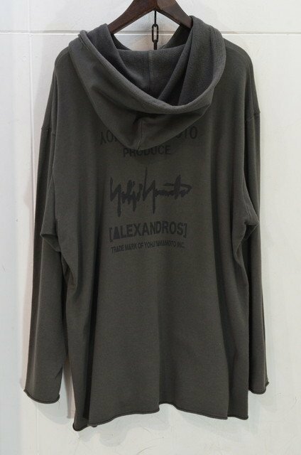 ■Yohji Yamamoto × Alexandros パーカー■ヨウジヤマモト アレキサンドロス