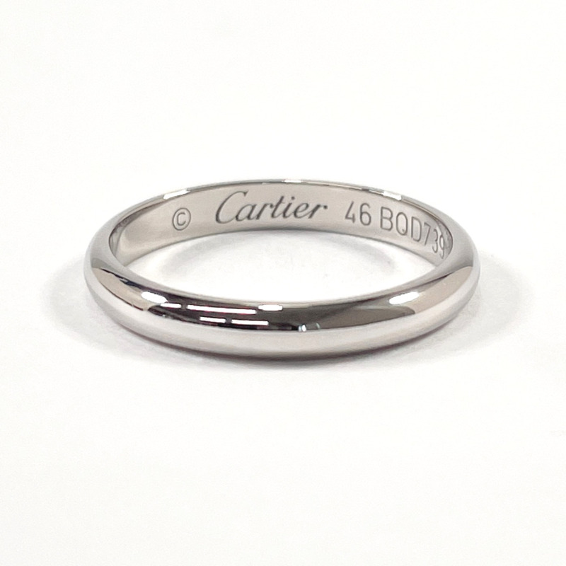 6号 カルティエ CARTIER リング・指輪 ウェディング リング Pt950プラチナ シルバー ジュエリー アクセサリー 新品仕上げ済み