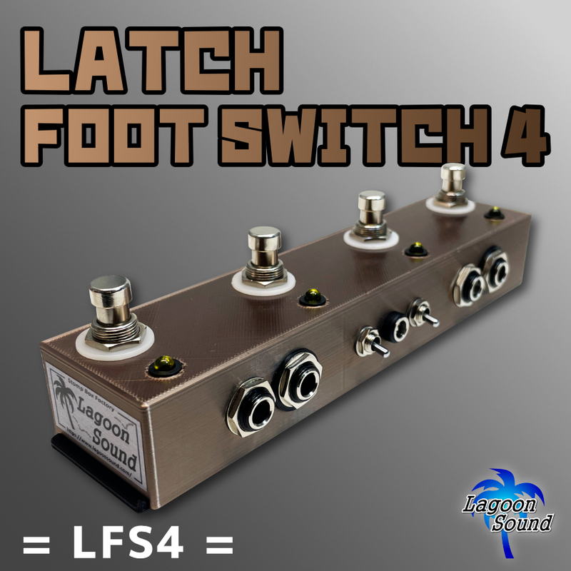 LFS4】アンプの機能切替【 LATCH FOOT SWITCH 4 】ラッチ/エフェクター用外部スイッチとして！《 ALTERNATION 》 #OTHER #LAGOONSOUND