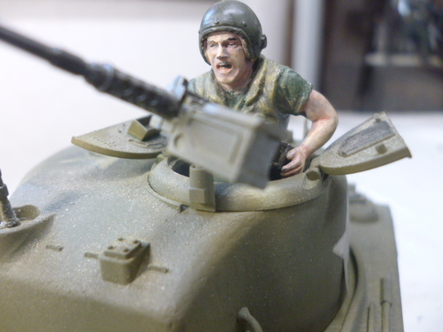 タミヤ1／３５ベトナム戦争アメリカ戦車兵完成品