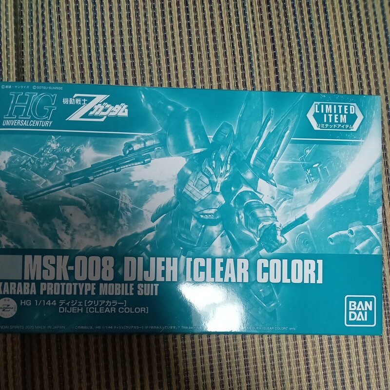 1／144 HG MSK−008 ディジェ （クリアカラー） 「機動戦士Zガンダム」 イベント限定