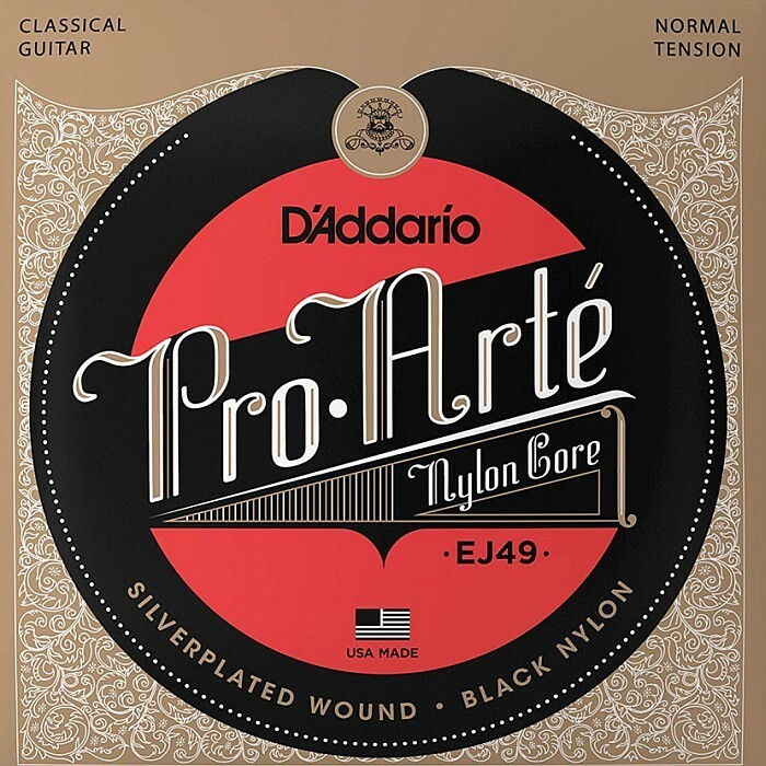 D'Addario EJ49 Pro Arte Nylon Silver/Black Normal ダダリオ クラシック弦
