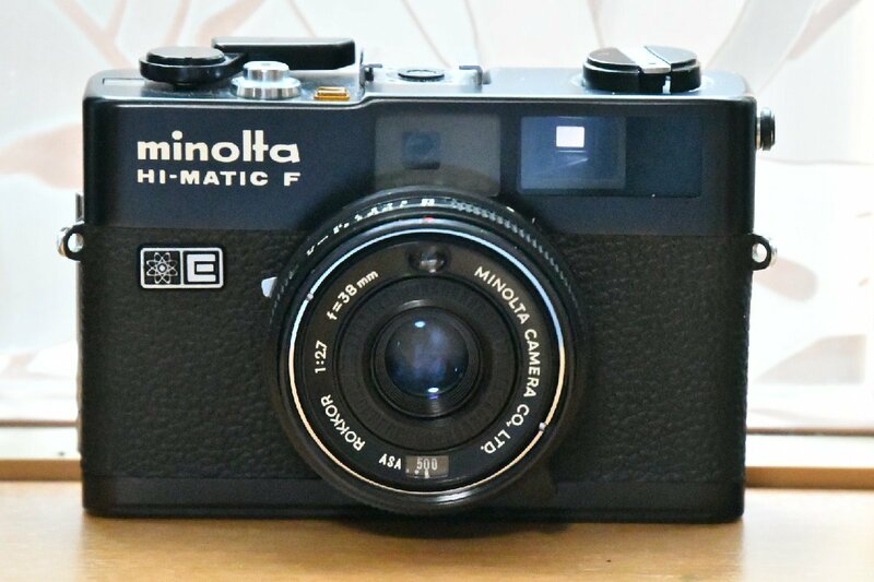 KONIKA minolta HI-MATIC F コニカミノルタ ハイマチック ブラック フィルムカメラ【中古】【オーバーホール済】
