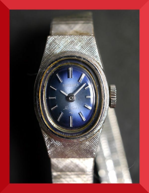 セイコー SEIKO ハイビート Hi-Beat 手巻き 2針 純正ベルト 1120-7000 女性用 レディース 腕時計 W131 ジャンク