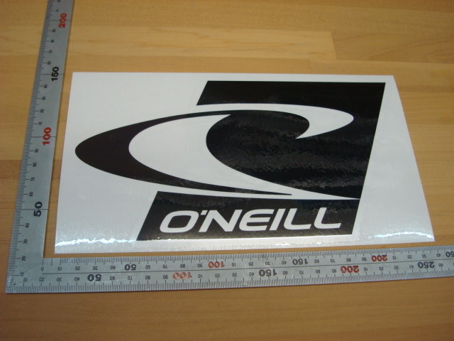 新品O’NIELL SURF ICON STICKER（オニールサーフアイコンステッカー） 22cm（カッティングタイプ） GO-1500 ブラック