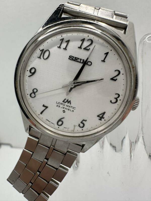 【SEIKO 】LORD MATIC手巻き メンズ腕時計 5601-9000 中古品　稼動品57-2
