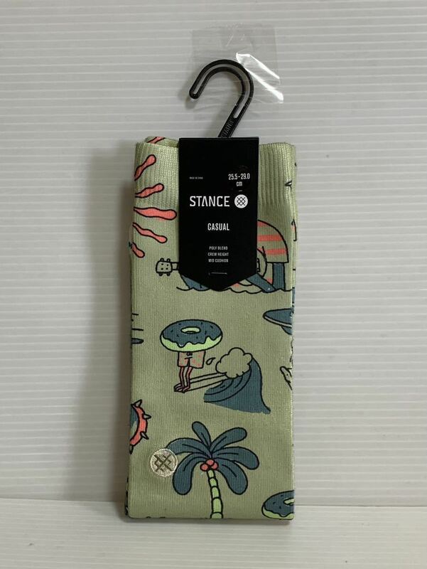 ☆未使用 STANCE SOCKS スタンス ソックス HUNGER - Sage A555B23HUN 靴下 25.5-29.0㎝