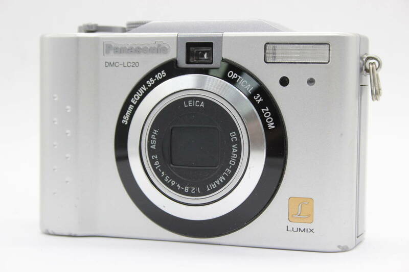 【返品保証】 【便利な単三電池で使用可】パナソニック Panasonic Lumix DMC-LC20 3x Zoom コンパクトデジタルカメラ s2416
