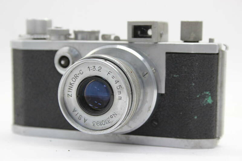 【返品保証】 【希少】 Purple35 ASIA Zinkor-C 45mm F3.2 カメラ s2735