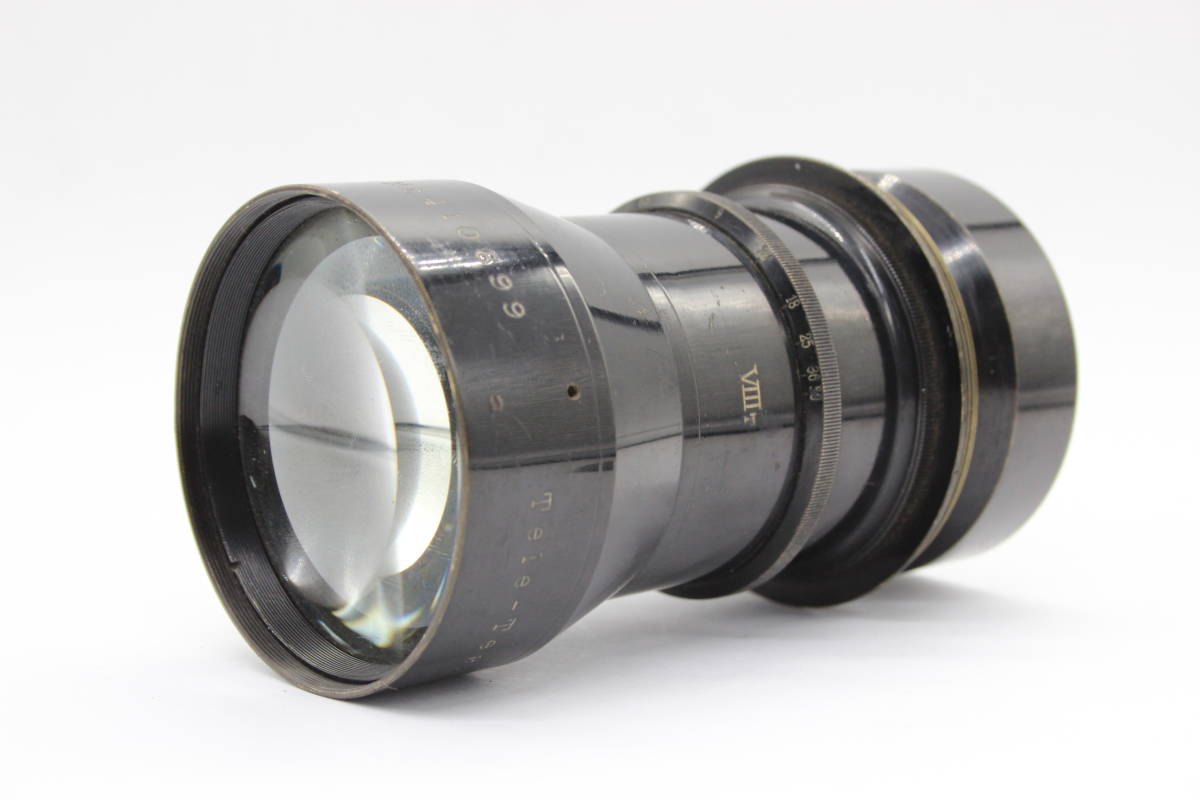 【返品保証】 【希少】 カールツァイス Carl Zeiss Jena VIIII T Tele-Tessar 40cm F6.3 レンズ s3134