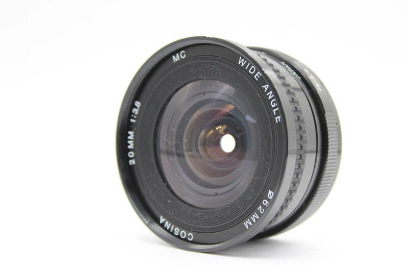 【返品保証】 コシナ COSINA WIDE ANGLE MC 20mm F3.8 ペンタックスマウント レンズ s3143