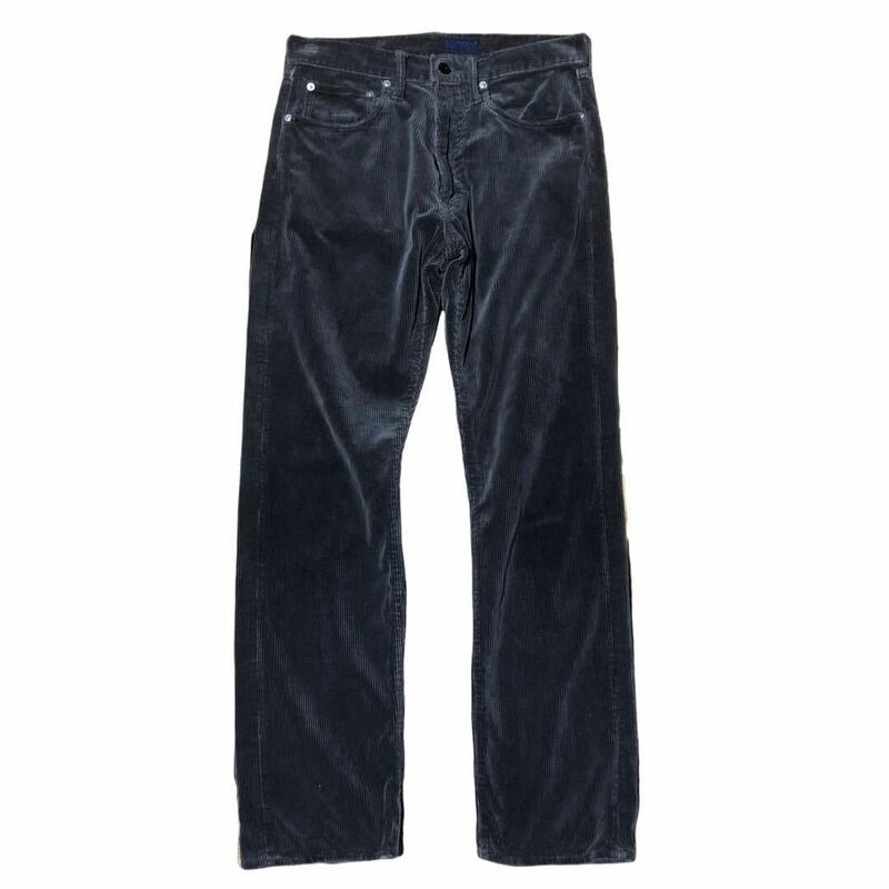 定価36300円 CORONA FATIGUE SLACKS コロナ コーデュロイ パンツ S 太畝 グレー 日本製 5P Pants
