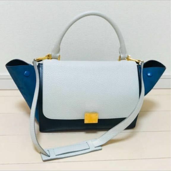 CELINE TRAPEZE セリーヌ トラペーズ ハンド バッグ ナノ ショルダーバッグ ショルダー 