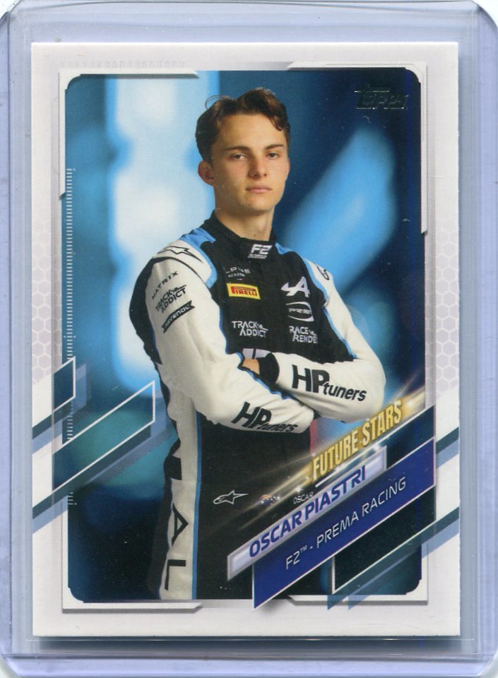 2021 Topps Formula 1 F1 Oscar Piastri ピアストリ ベースカード RC