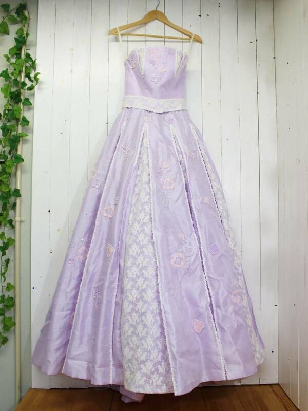 ■アヤナチュール Aya na ture■結婚式 ウェディングドレス カラードレス プリンセスドレス 薄紫 パープル