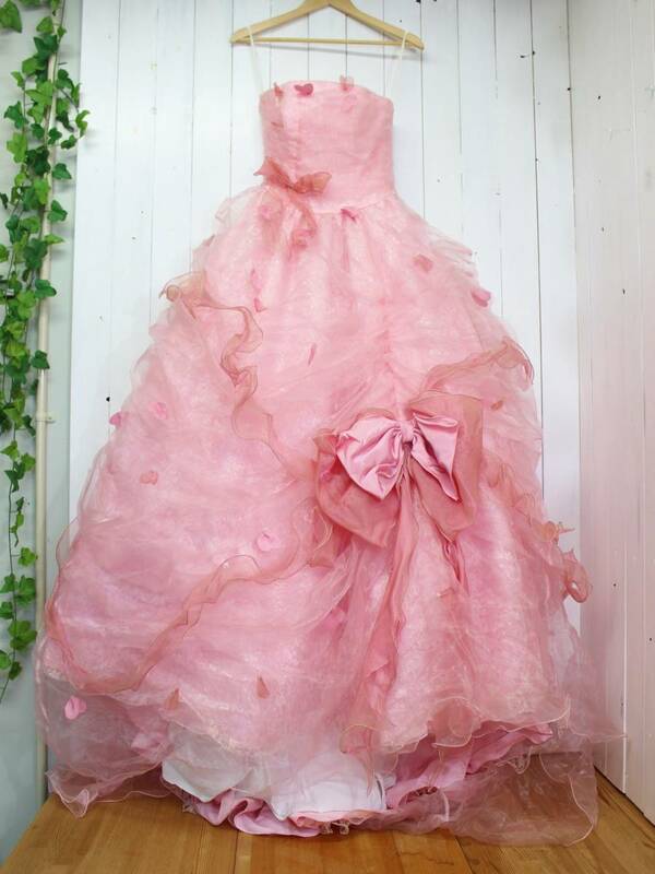 ■アヤナチュール Aya na ture■結婚式 ウェディングドレス カラードレス プリンセスドレス ピンク