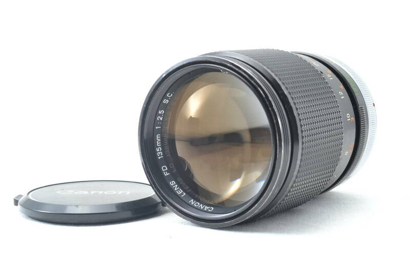 希少なOマーク キャノン Canon FD 135mm f/2.5 S.C. マニュアルフォーカス 望遠レンズ #5333
