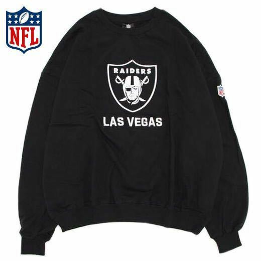 希少 新品 正規 NFLライセンス RAIDERS レイダース ビッグサイズ 裏毛 スウェット トレーナー ビッグシルエット ★ユニセックス 男女兼用