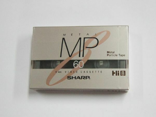 Sharp P6-60HMP HI8 ビデオテープ 60分 シャープ METAL MP 液晶ビューカム ハンディカム 8mm ビデオカメラ