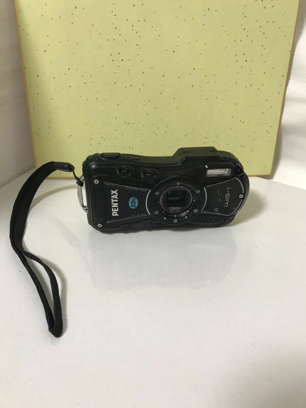 PENTAX ペンタックス Optio WG-1 コンパクトデジタルカメラ 防水デジタルカメラ ブラック 約1400万画素 動作確認済み
