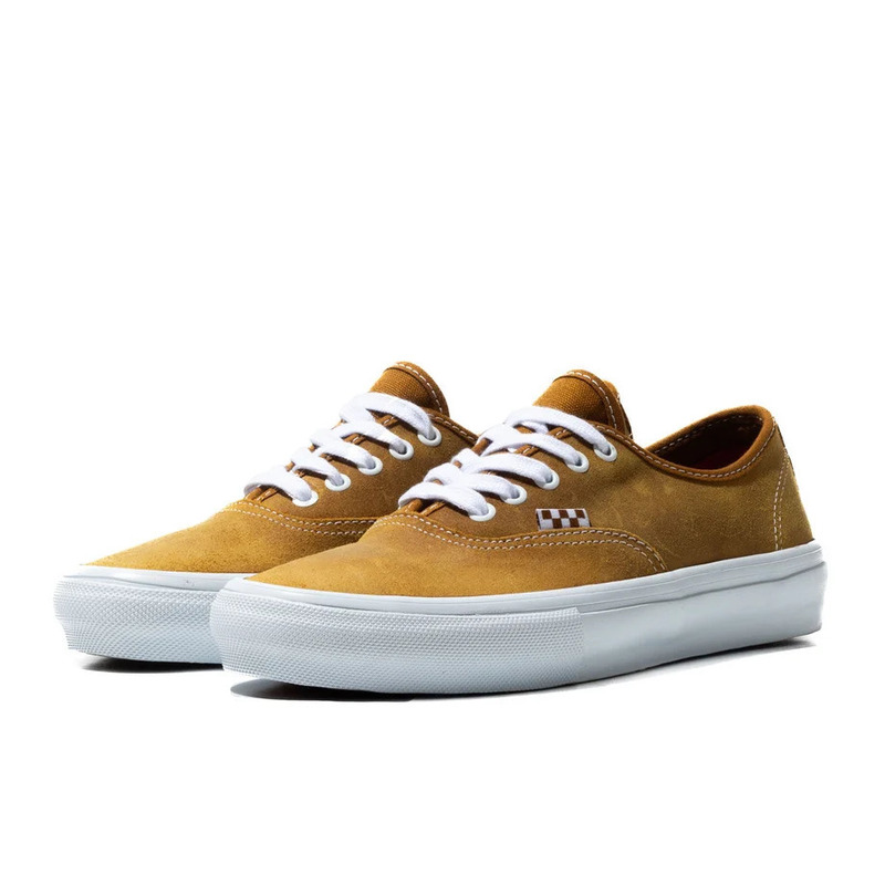 VANS(バンズ)『SKATE AUTHENTIC』LEATHER GOLDEN BROWN 28.0cm