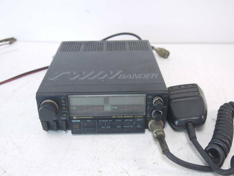 90 STANDARD C5000 144/430MHz FM TWIN BANDER スタンダード マイク付 無線機 アマチュア無線 モービル