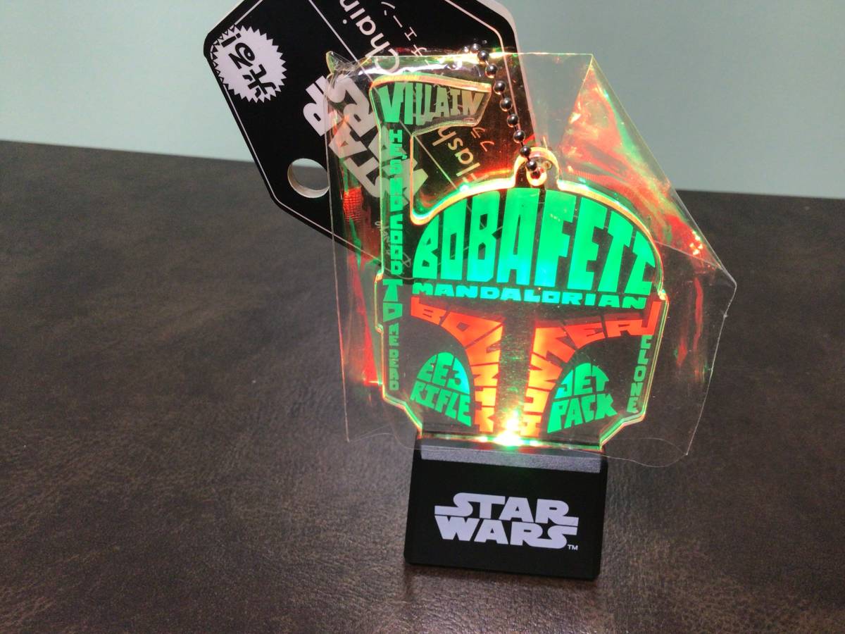 ⑥④新品★ スターウォーズ フラッシュキーチェーン ボバ・フェット