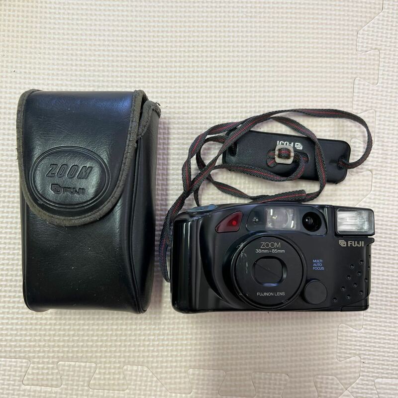 動作未確認　汚れあり　FUJI コンパクトフィルムカメラ 中古　フジフイルム ZOOM CARDIA 950 レトロ　カメラ　カメラケース