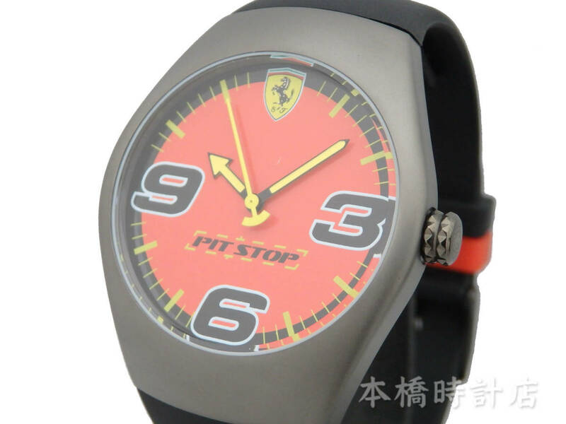 【新品】フェラーリ　Ferrari　ピットストップウォッチ　レッド　大特価