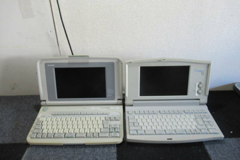 棚21.B774 NEC パーソナルワードプロセッサ 文豪 mini5 PWP-5SI 、CASIO　カシオ　日本語ワープロ　PX-9 　まとめ2点 