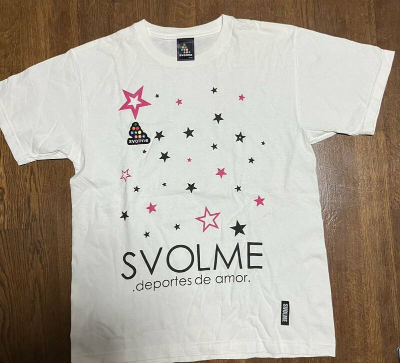 スボルメ　SVOLME　半袖　シャツ　Ｔシャツ Lサイズ美品ホワイト 半袖Tシャツ