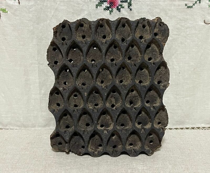 インド ブロックプリント ウッドブロック 木版 ビンテージ 雑貨 古道具 古物 2