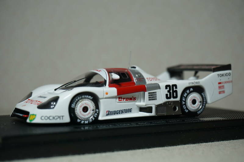 1/43 WEC Japan EBBRO TOYOTA TOM'S 86C #36 1986 トヨタ トムス 富士 FUJI 中嶋 リース 関谷 3S-G toms nakajima sekiya lees