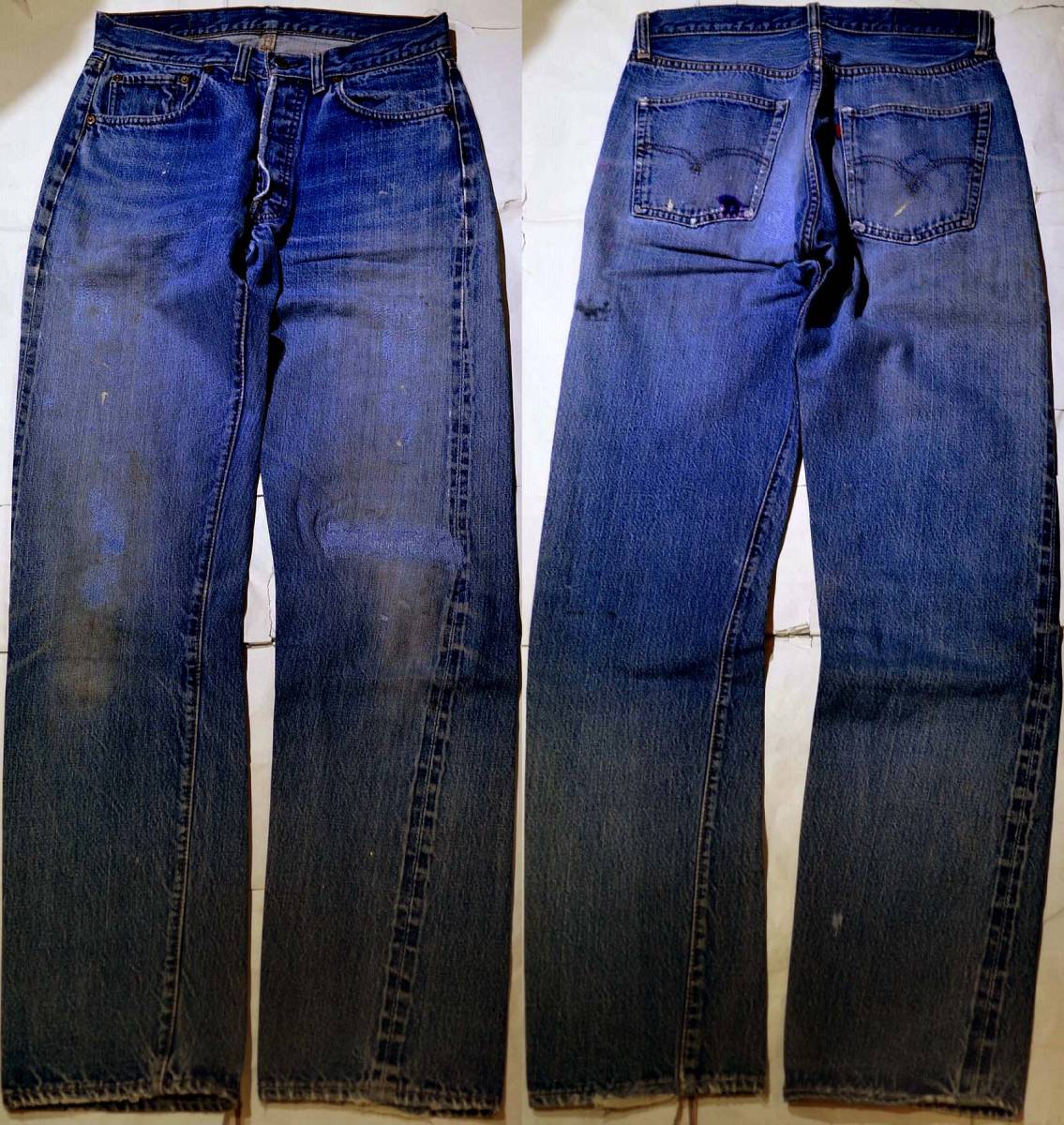 v677/LEVIS501ビッグＥヴィンテージ☆色落ち抜群！グッドサイズ！