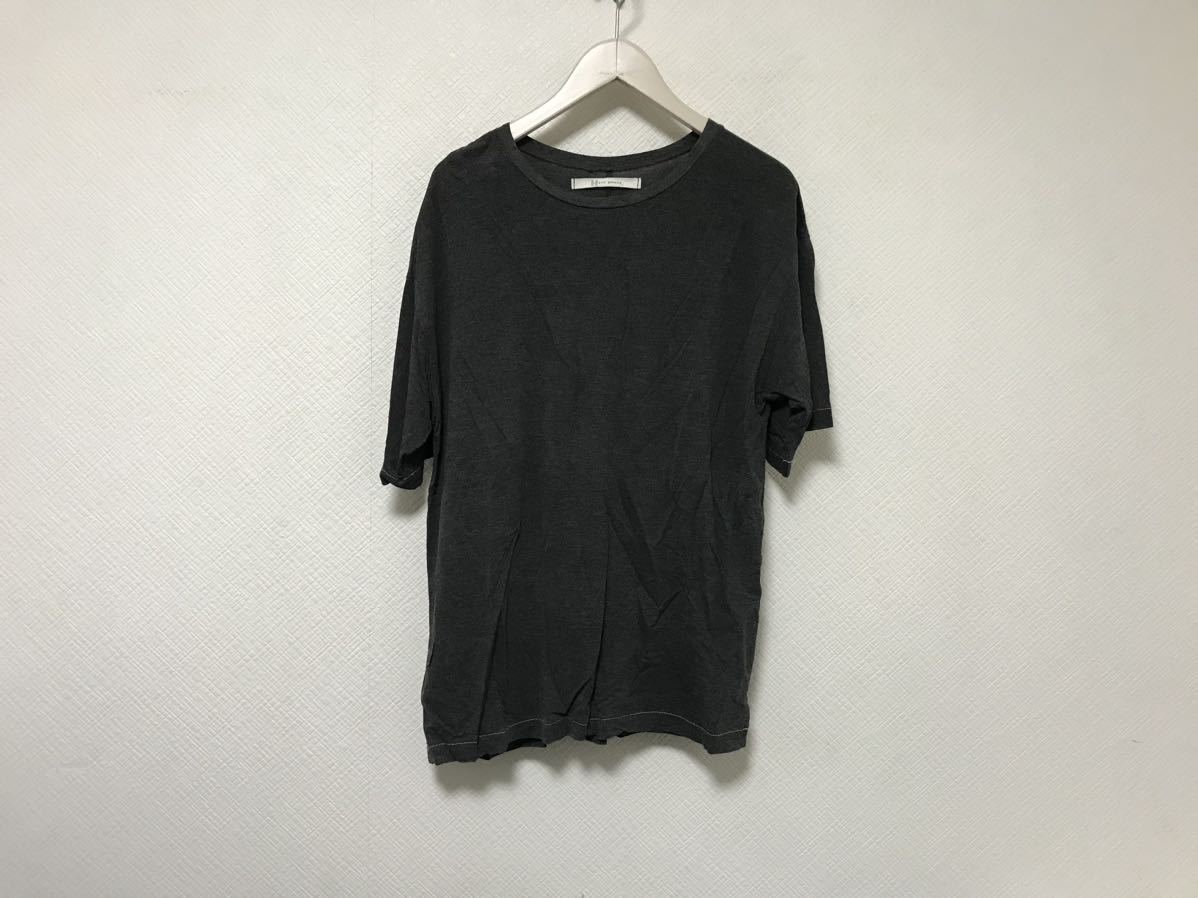 本物オナーギャザリングHonor Gatheringレーヨン半袖Tシャツメンズサーフアメカジミリタリーワークビジネススーツグレー日本製M